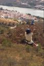 Pauline on theZip Wire: Spain to Portugal